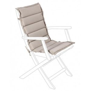 Perna de sezut pentru scaun de gradina Poly230, Bizzotto, 45 x 94 cm, poliester, bej imagine