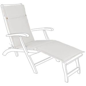 Perna pentru sezlong Poly180, Bizzotto, 176 x 50 cm, poliester impermeabil, natural imagine