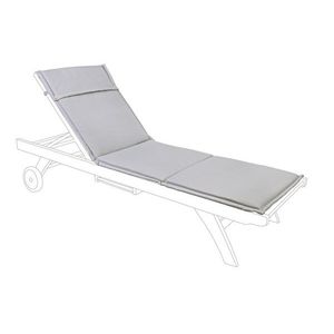 Perna pentru sezlong Poly180, Bizzotto, 190 x 63 cm, poliester impermeabil, grej imagine