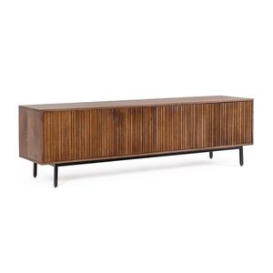 Comoda TV Tadita, Bizzotto, 170x40x50 cm, lemn de mango/otel imagine