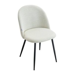 Scaun Ampla, Homla, 56x47x78 cm, metal/poliester, ecru imagine
