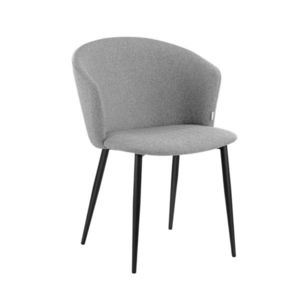 Scaun Lujo, Homla, 59x56.5x81 cm, metal/poliester, gri imagine
