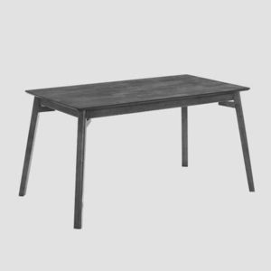 Masa Little, Homla, 140x75x76 cm, lemn de cauciuc, maro imagine