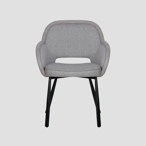 Scaun Campea, Homla, 62x61x84 cm, metal/poliester, gri imagine