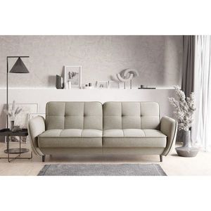 Canapea extensibila 3 locuri ELTAP, SO-BEL-22IN, Bellis, 220x90x83 cm, lemn/poliester, bej imagine
