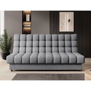 Canapea extensibila 3 locuri ELTAP, Clareta, 197x95x96 cm, lemn/poliester, gri inchis imagine