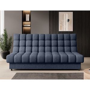 Canapea extensibila 3 locuri ELTAP, Clareta, 197x95x96 cm, lemn/poliester, albastru imagine