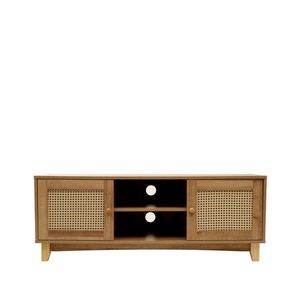 Comoda TV Notto, Homla, 120x40x45 cm, MDF, natur imagine