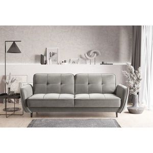 Canapea extensibila 3 locuri ELTAP, SO-BEL-03NU, Bellis, 220x90x83 cm, lemn/poliester, gri deschis imagine