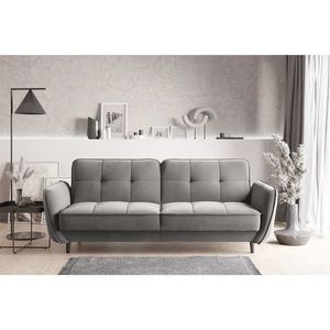 Canapea extensibila 3 locuri ELTAP, SO-BEL-04GO, Bellis, 220x90x83 cm, lemn/poliester, gri deschis imagine