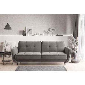 Canapea extensibila 3 locuri ELTAP, SO-BEL-04LO, Bellis, 220x90x83 cm, lemn/poliester, gri imagine
