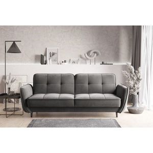 Canapea extensibila 3 locuri ELTAP, SO-BEL-05GO, Bellis, 220x90x83 cm, lemn/poliester, gri imagine