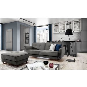 Canapea extensibila 3 locuri ELTAP, SO-BEL-05NU, Bellis, 220x90x83 cm, lemn/poliester, gri imagine