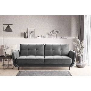 Canapea extensibila 3 locuri ELTAP, SO-BEL-06NU, Bellis, 220x90x83 cm, lemn/poliester, gri imagine