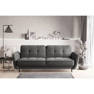 Canapea extensibila 3 locuri ELTAP, SO-BEL-06SO, Bellis, 220x90x83 cm, lemn/poliester, gri imagine