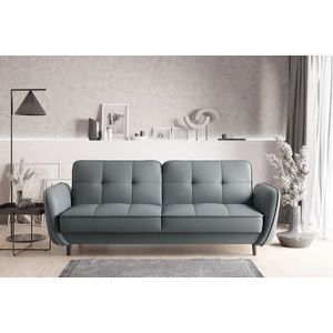 Canapea extensibila 3 locuri ELTAP, SO-BEL-100SAV, Bellis, 220x90x83 cm, lemn/poliester, gri imagine
