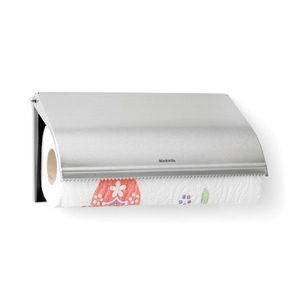 Suport rola servetele bucatarie, Brabantia, Matt, 25.5x14x2.2 cm, otel, argintiu mat imagine