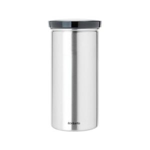 Organizator pentru 18 capsule de cafea, Brabantia, Matt Fingerprint Proof , 8.5x17 cm, inox, argintiu mat/gri imagine