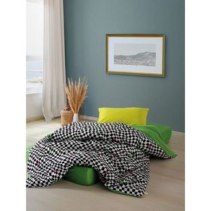 Lenjerie de pat pentru o persoana, Dazzle - Green, Cozy Home, Bumbac Ranforce imagine
