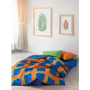 Lenjerie de pat dubla, Venus - Blue, Cozy Home, Bumbac Ranforce imagine