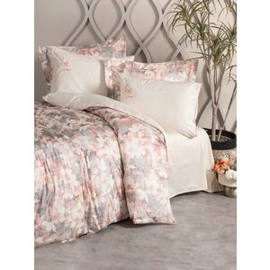 Lenjerie de pat dubla, Layana - Pink, Cotton Box, Bumbac Satinat imagine