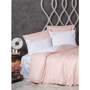 Lenjerie de pat dubla, Melinda - Pink, Cotton Box, Bumbac Satinat imagine