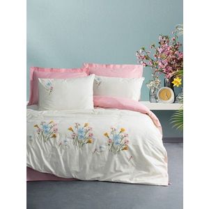 Lenjerie de pat dubla, Delbin - Pink, Cotton Box, Bumbac Ranforce imagine