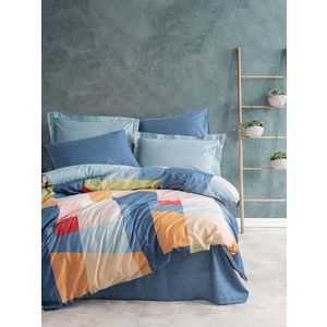 Lenjerie de pat dubla, Cosy - Blue, Cotton Box, Bumbac Ranforce imagine