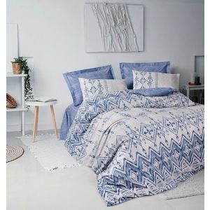 Lenjerie de pat dubla, Cleo - Blue, Cotton Box, Bumbac Ranforce imagine