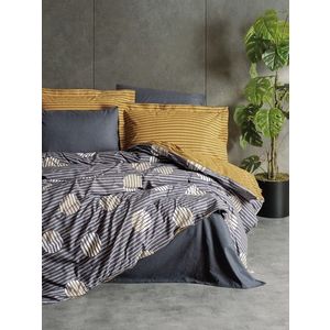 Lenjerie de pat pentru o persoana, Strew - Grey, Cotton Box, Bumbac Ranforce imagine