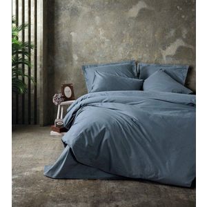 Lenjerie de pat pentru o persoana, Plain - Anthracite, Cotton Box, Bumbac Ranforce imagine
