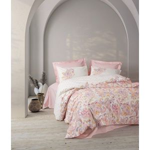 Lenjerie de pat pentru o persoana, Muna - Pink, Cotton Box, Bumbac Ranforce imagine