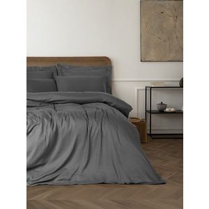 Lenjerie de pat dubla, Craft - Anthracite, Cotton Box, Lyocell/Bumbac imagine