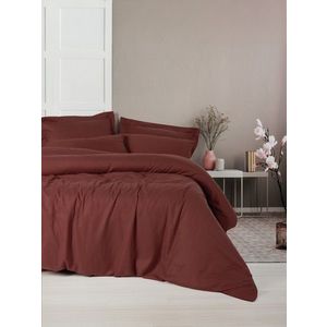 Lenjerie de pat dubla, Craft - Claret Red, Cotton Box, Lyocell/Bumbac imagine