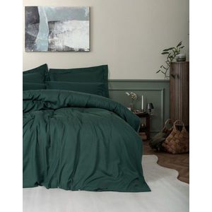 Lenjerie de pat dubla, Craft - Petrol Green, Cotton Box, Lyocell/Bumbac imagine