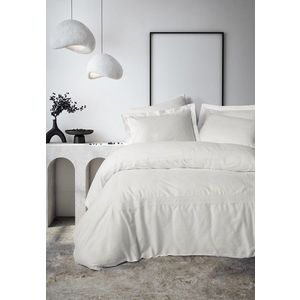 Lenjerie de pat dubla, Galant - White, Cotton Box, Bumbac Satinat imagine