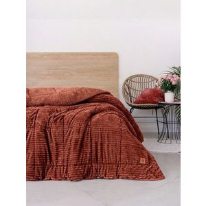Pilota dubla, Wave - Cinnamon, Cotton Box, Poliester imagine