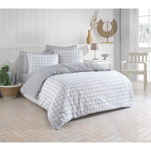 Lenjerie de pat dubla, Artus - Grey, Eponj Home, 65% bumbac/35% poliester imagine