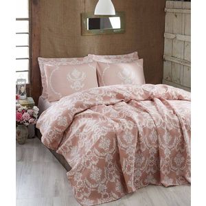 Cuvertura pique Single, Pure - Powder, EnLora Home, Bumbac imagine
