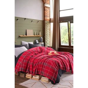 Patura Double, Warm Soft - Red, Eponj Home, 70% bumbac/30% acril imagine
