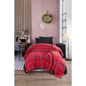 Patura Single, Warm Soft - Red, Eponj Home, 70% bumbac/30% acril imagine