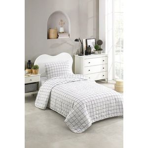 Cuvertura Single 155x200 cm, Artus - Grey, Eponj Home, 65% bumbac/35% poliester imagine
