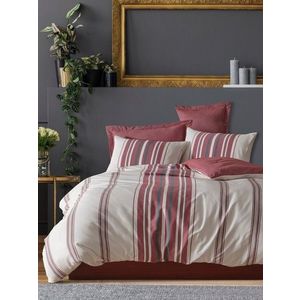 Lenjerie de pat dubla, Rome - White, EnLora Home, 70% bumbac/30% poliester imagine