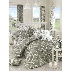 Lenjerie de pat pentru o persoana, Madalyon, Pearl Home, Bumbac Ranforce imagine