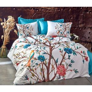 Lenjerie de pat dubla 3 piese, 476, Pearl Home, Poliester Satinat imagine