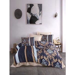 Lenjerie de pat dubla 3 piese, 487, Pearl Home, Poliester Satinat imagine
