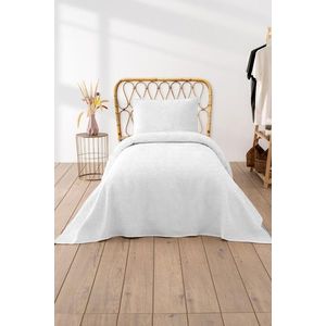 Cuvertura pique Single, Waffle - White, DC Home, 70% bumbac/30% poliester imagine