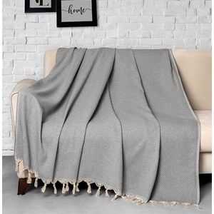 Cuvertura de pat, Trendy - Grey (300), DC Home, Bumbac imagine