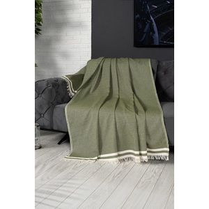 Cuvertura de pat, Alinda - Green (170 x 300), DC Home, Bumbac imagine