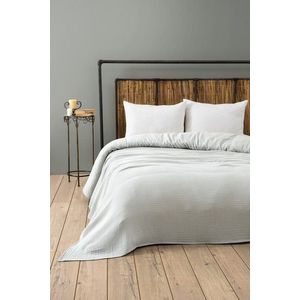 Cuvertura matlasata dubla, Muslin - Grey (220 x 250), DC Home, Bumbac imagine
